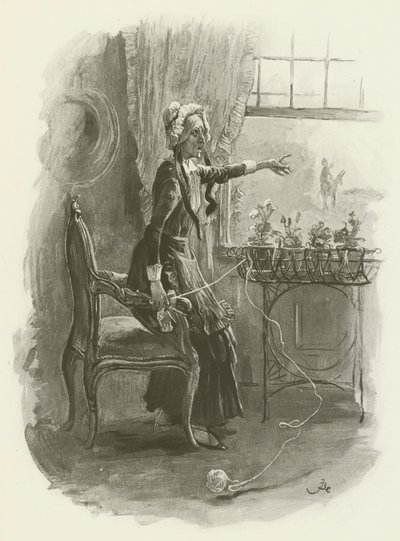 Neiti Betsey Trotwood tekijältä after Frederick Barnard