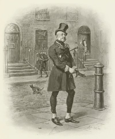 herra Micawber tekijältä after Frederick Barnard