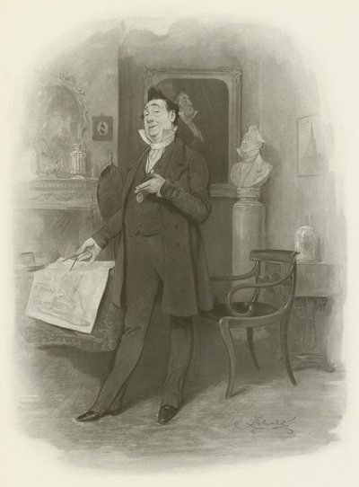 Herra Pecksniff tekijältä after Frederick Barnard
