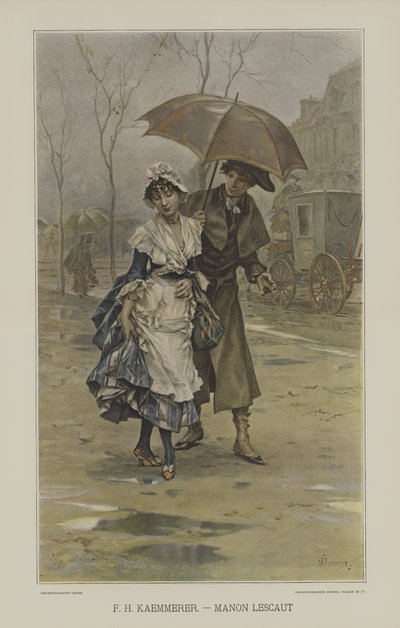 Manon Lescaut tekijältä after Frederik Hendrik Kaemmerer