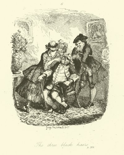 Tobias Smollettin kuvitus Peregrine Pickle -teokseen. tekijältä after George Cruikshank