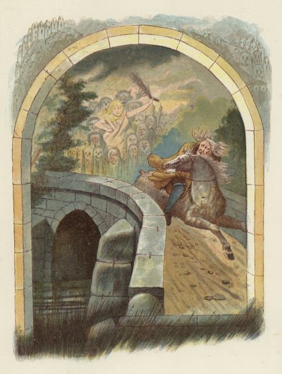Robert Burnsin kuvitus Tam OShanterille tekijältä after George Cruikshank