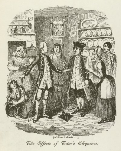 Kuvitus Tristram Shandylle tekijältä after George Cruikshank