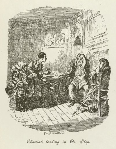 Kuvitus Tristram Shandylle tekijältä after George Cruikshank