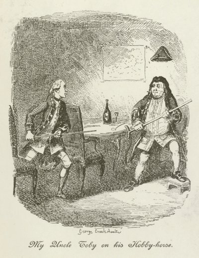 Kuvitus Tristram Shandylle tekijältä after George Cruikshank