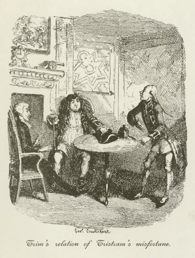 Kuvitus Tristram Shandylle tekijältä after George Cruikshank