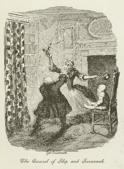 Kuvitus Tristram Shandylle tekijältä after George Cruikshank