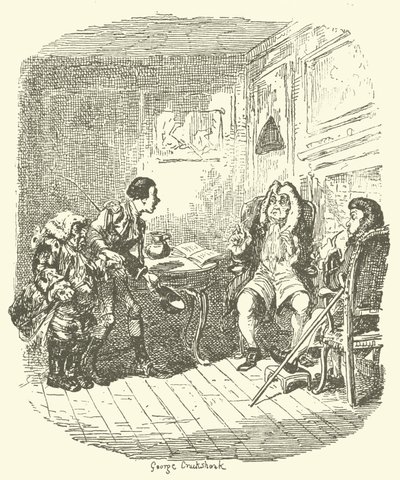 Kuvitus Tristram Shandylle tekijältä after George Cruikshank
