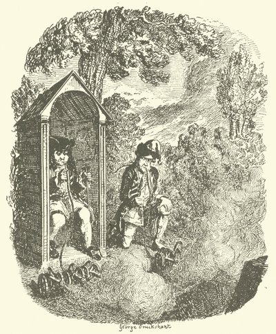 Kuvitus Tristram Shandylle tekijältä after George Cruikshank