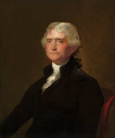 Thomas Jefferson tekijältä after Gilbert Stuart George Peter Alexander Healy