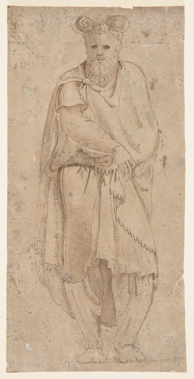 Pysyvä Atlante (dacian vanki) tekijältä after Giorgio Vasari