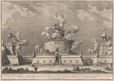 Prima Macchina Kiinalle 1759: Linnoitus tekijältä after Giuseppe Palazzi Giuseppe Vasi after Paolo Posi