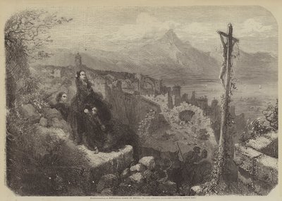 Fuentarabia, keisarinna Eugenien suosikkilomakohde tekijältä Gustave after Dore