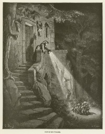 Hop-o-My-Thumb tekijältä Gustave after Dore