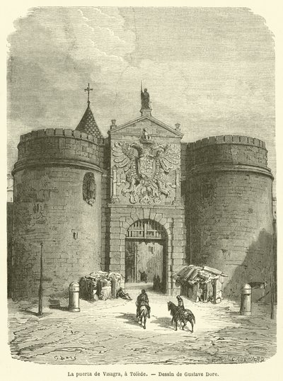 Bisagran ovi Toledoon tekijältä Gustave after Dore