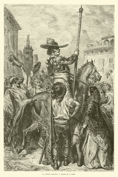 Calderonin myllykone tekijältä Gustave after Dore
