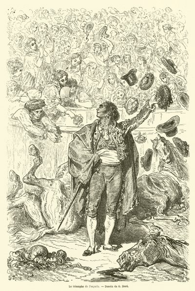 Lespadan voitto tekijältä Gustave after Dore