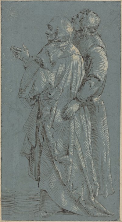 Neitsyt ja Pyhä Johannes tekijältä after Hans Baldung Grien