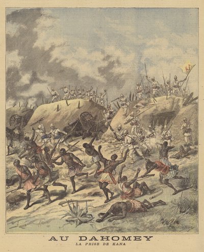 Ranskalaiset, Dahomey, valtasivat Canan tekijältä after Henri Meyer