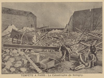 Myrskytuhot Bobignyssä, Pariisissa tekijältä after Henri Meyer