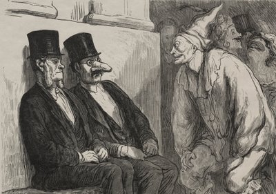 Oopperaballissa: sinulla on liian hauskaa tekijältä after Honoré Daumier