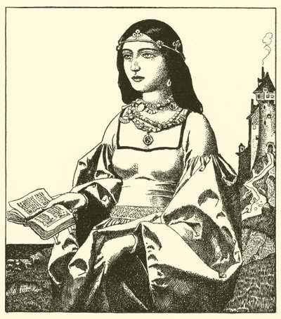 Lady Belle Isoult tekijältä after Howard Pyle
