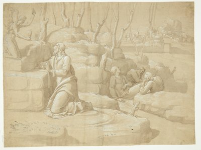 Jeesus minulla Getsemanessa tekijältä after Jacopo da Empoli