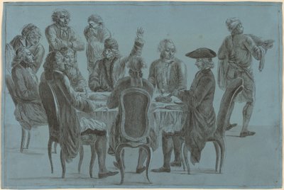 Filosofien ateria tekijältä after Jean Huber