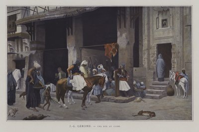 Katu Kairossa tekijältä after Jean Leon Gerome