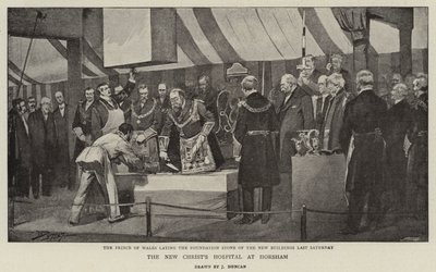 Uuden Kristuksen sairaala Horshamissa tekijältä after John Duncan