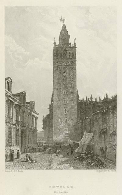 Sevilla, Giralda tekijältä after John Frederick Lewis