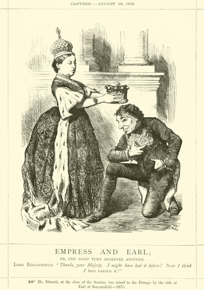 Keisarinna ja Earl; tai yksi hyvä käänne ansaitsee toisen tekijältä after John Tenniel