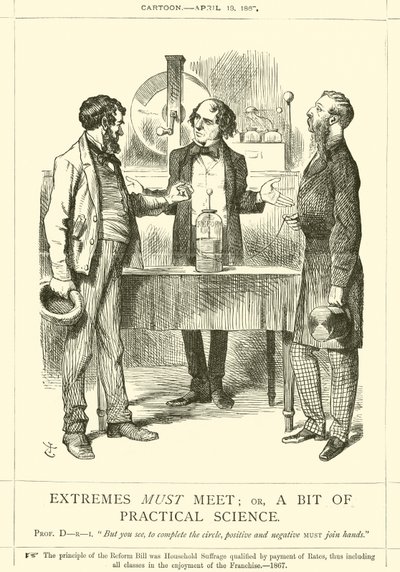Äärimmäisyyksien on kohdattava; tai vähän käytännön tiedettä tekijältä after John Tenniel