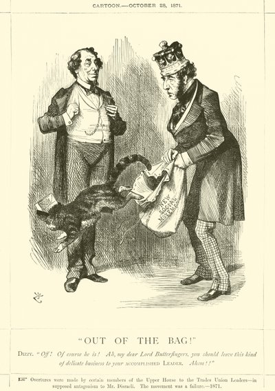 Laukusta ulos! tekijältä after John Tenniel