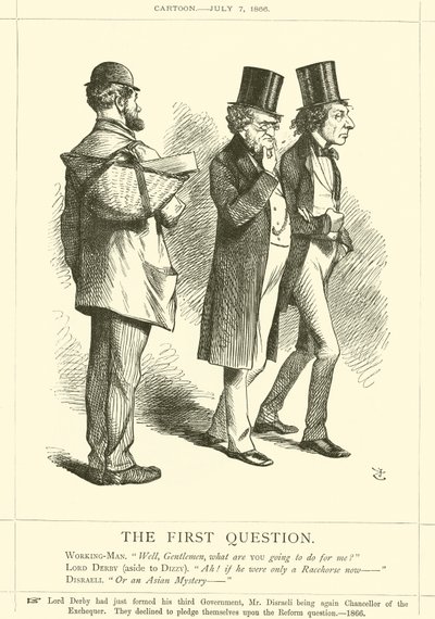 Ensimmäinen kysymys tekijältä after John Tenniel