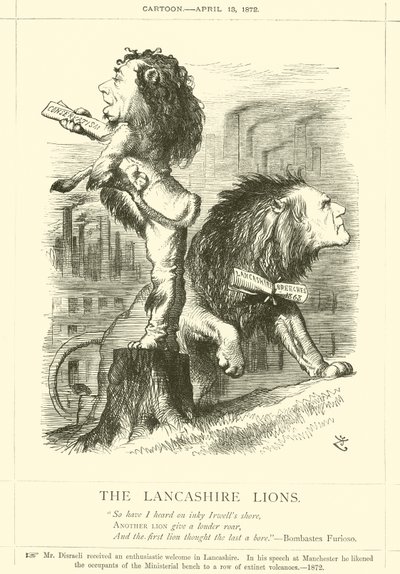 Lancashiren lionit tekijältä after John Tenniel