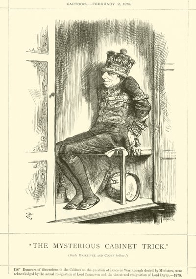 Salaperäinen kaappitemppu tekijältä after John Tenniel