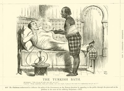 Turkkilainen kylpylä tekijältä after John Tenniel