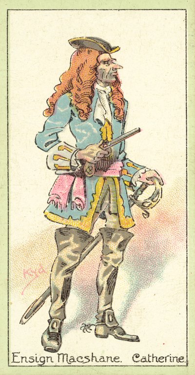 Lippuri Macshane, Catherine (chromolitho) tekijältä after Joseph Clayton Clarke
