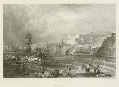 Malta tekijältä after Joseph Mallord William Turner