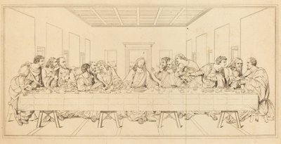 Viimeinen ehtoollinen tekijältä after Leonardo da Vinci
