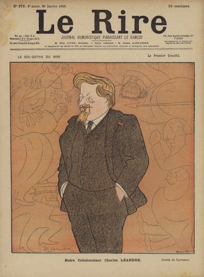 Charles Leandre, kuvitus Le Rirelle tekijältä after Leonetto Cappiello