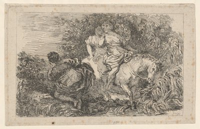Cloelian lento tekijältä after Livio Mehus Jean Honoré Fragonard