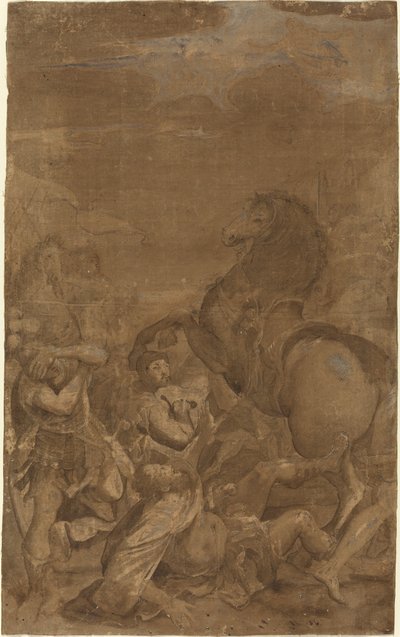 Pyhän Paavalin kääntymys tekijältä after Lodovico Carracci