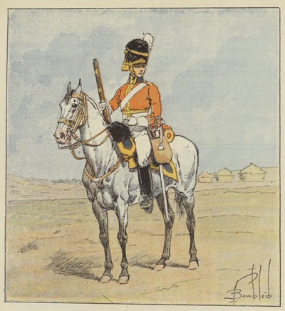 Englannin armeija, Scottish Dragon, Scotch-Grays tekijältä after Louis Charles Bombled
