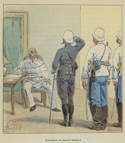 Pääministerin pidätys tekijältä after Louis Charles Bombled