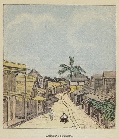 Avenue no 1 Tamatave tekijältä after Louis Charles Bombled