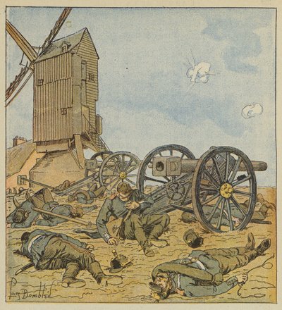 Saksalainen akku purettiin zefiirien toimesta tekijältä after Louis Charles Bombled