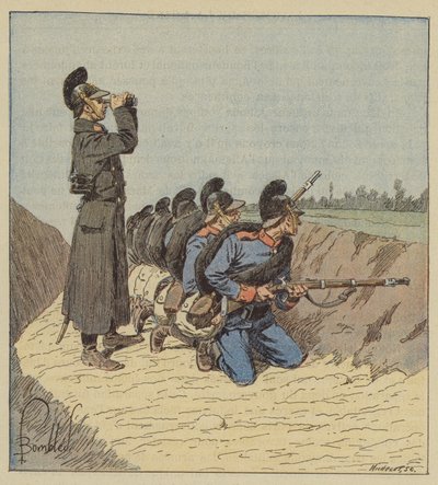 Baijerit haudassa tekijältä after Louis Charles Bombled