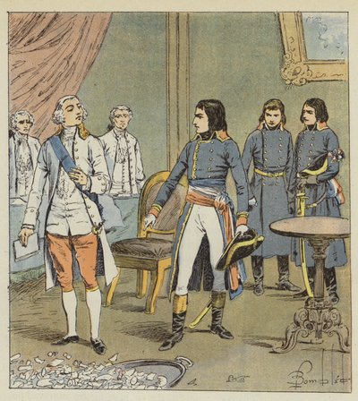 Bonaparte ja Cobentzelin kreivi tekijältä after Louis Charles Bombled